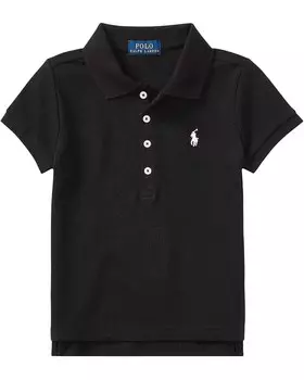 Поло Polo Ralph Lauren Kids Short Sleeve Mesh Polo Shirt, цвет Polo Black