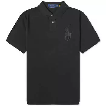Поло Polo Ralph Lauren Leather Pp, цвет Polo Black