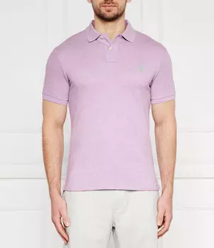 Поло POLO RALPH LAUREN pique, лавандовый