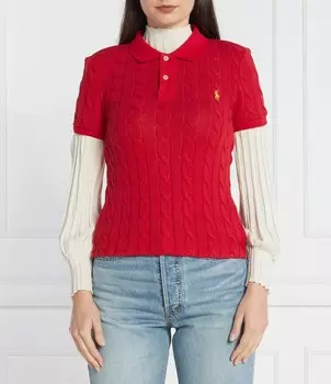 Поло POLO RALPH LAUREN Regular Fit, красный