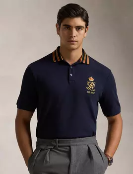 Поло POLO RALPH LAUREN Regular Fit, темно-синий