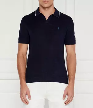 Поло POLO RALPH LAUREN Regular Fit, темно-синий