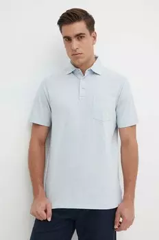 Поло Polo Ralph Lauren с добавлением льна, синий