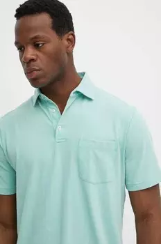 Поло Polo Ralph Lauren с добавлением льна, зеленый