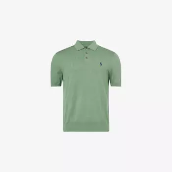 Поло Polo Ralph Lauren с вышитым логотипом на резинке, зеленый