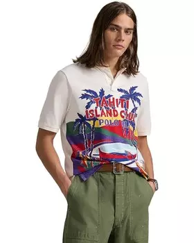Поло Polo Ralph Lauren Short Sleeve Animated Mesh - Classic, цвет Tahiti Island Club