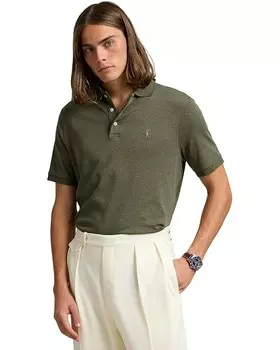 Поло Polo Ralph Lauren Short Sleeve Solid KC Soft Touch - Classic, цвет Service Green Heather