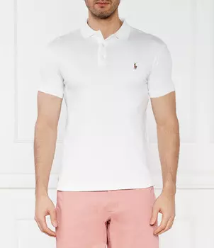 Поло POLO RALPH LAUREN Slim Fit, белый