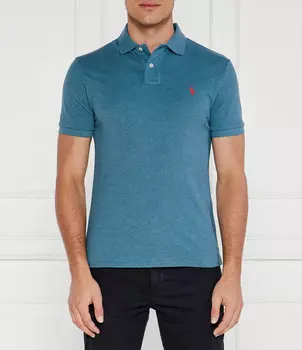 Поло POLO RALPH LAUREN Slim Fit, цвет mare