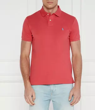 Поло POLO RALPH LAUREN Slim Fit, красный