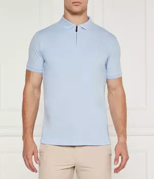 Поло POLO RALPH LAUREN Slim Fit, небесно-голубой