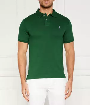 Поло POLO RALPH LAUREN Slim Fit pique, цвет cachi