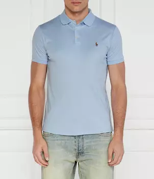 Поло POLO RALPH LAUREN Slim Fit, синий