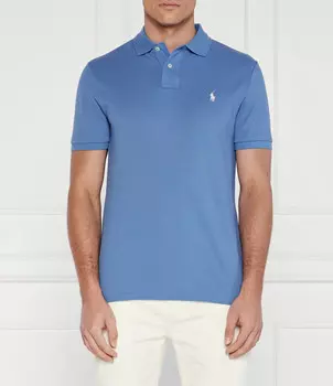 Поло POLO RALPH LAUREN Slim Fit, синий