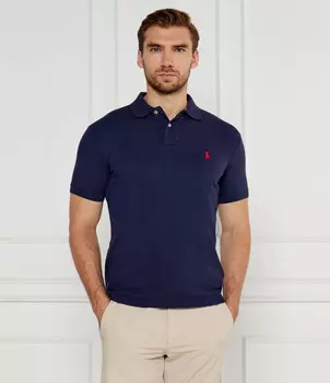 Поло POLO RALPH LAUREN Slim Fit, темно-синий