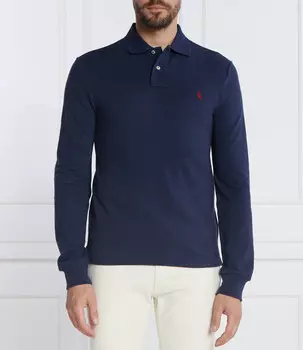 Поло POLO RALPH LAUREN Slim Fit, темно-синий