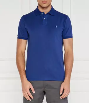 Поло POLO RALPH LAUREN Slim Fit, темно-синий