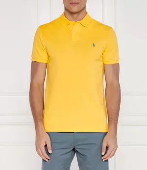 Поло POLO RALPH LAUREN Slim Fit, желтый