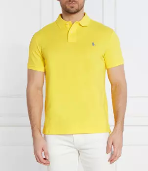 Поло POLO RALPH LAUREN Slim Fit, желтый