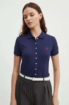 Поло Polo Ralph Lauren, темно-синий