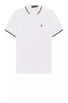 Поло Polo Ralph Lauren Tipped Mesh Classic, белый