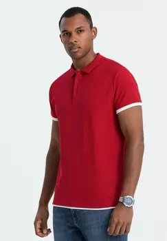 Поло POSS Ombre, красный