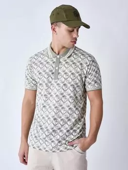 Поло Project X Paris Palm All Over, белый