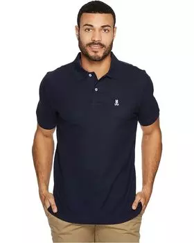 Поло Psycho Bunny Classic, темно-синий