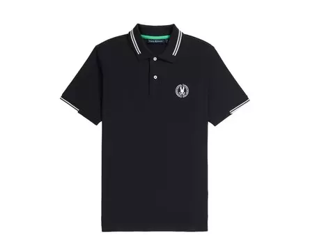 Поло Psycho Bunny Santa Fe Pique, черный