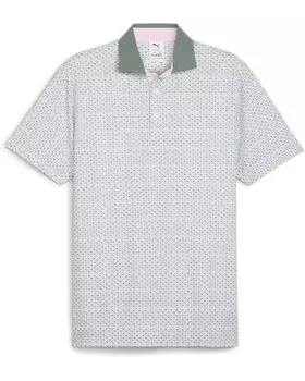 Поло PUMA Golf X Ap Mattr Iced Tea Polo, цвет Eucalyptus