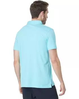 Поло Quiksilver Stripe Lite Printed Polo, цвет Angel Blue