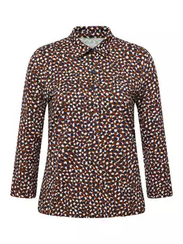 Поло Rabe T-Shirt, коричневый