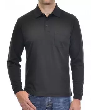 Поло Ragman Langarm, черный