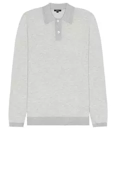 Поло Rails Greenwich, цвет Heather Grey Cream