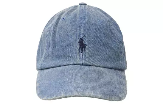 Polo Ralph Lauren Бейсболка хлопковая унисекс синего цвета