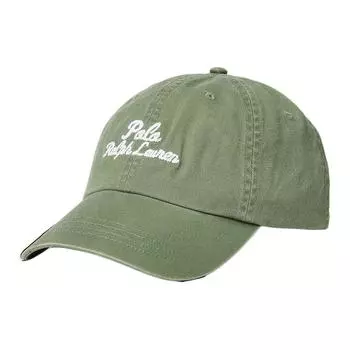 Polo Ralph Lauren Бейсболка из хлопка, унисекс, рабочая одежда, зеленая