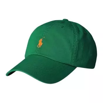 Polo Ralph Lauren Бейсболка мужская хлопковая, цвет зеленый