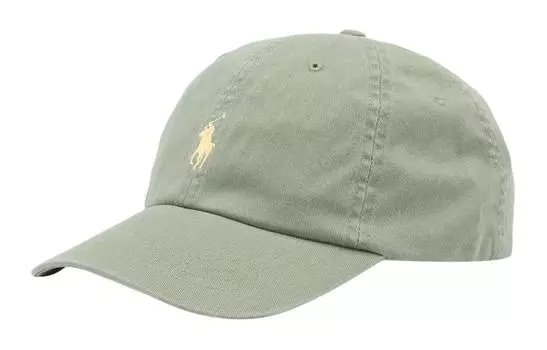 Polo Ralph Lauren Бейсболка мужская из 100% хлопкового твила, зеленая