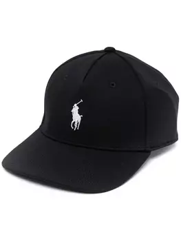 Polo Ralph Lauren бейсболка с вышитым логотипом, черный