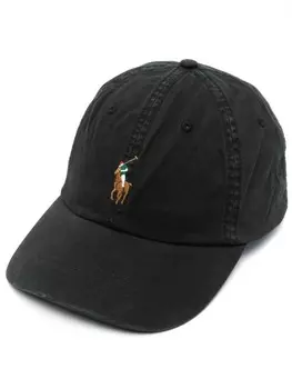 Polo Ralph Lauren бейсболка с вышитым логотипом, черный