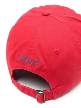 Polo Ralph Lauren бейсболка с вышивкой Polo Pony, красный
