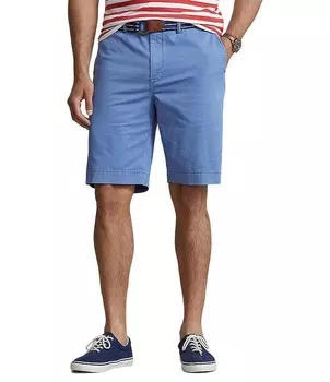 Polo Ralph Lauren Big & Tall 9,5 и 10,5 Шорты из эластичного твила по внутреннему шву, синий