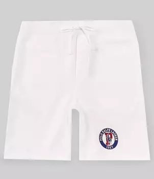 Polo Ralph Lauren Big & Tall Logo 10,5 Внутренний шов и 12,5Флисовые шорты по внутреннему шву, белый