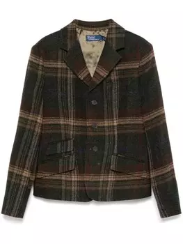 Polo Ralph Lauren блейзер в клетку, зеленый