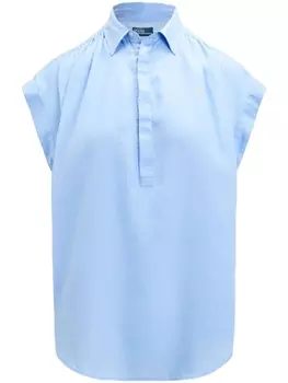 Polo Ralph Lauren блузка Polo Pony с рукавами кап, синий