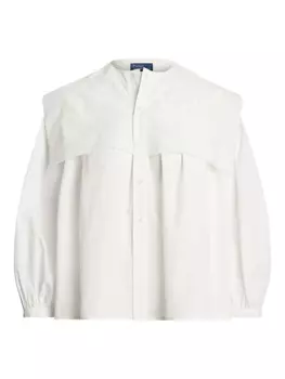 Polo Ralph Lauren блузка с вышивкой, белый