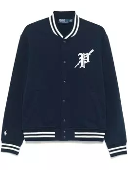 Polo Ralph Lauren бомбер с нашивкой-логотипом, синий