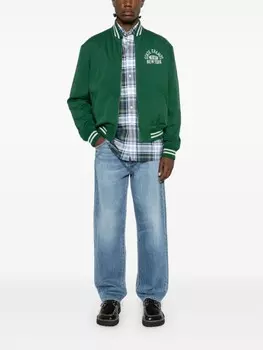 Polo Ralph Lauren бомбер Varsity, зеленый