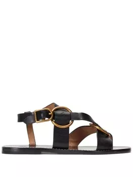 Polo Ralph Lauren босоножки Polo Pony, черный