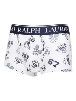Polo Ralph Lauren боксеры с графичным принтом, белый